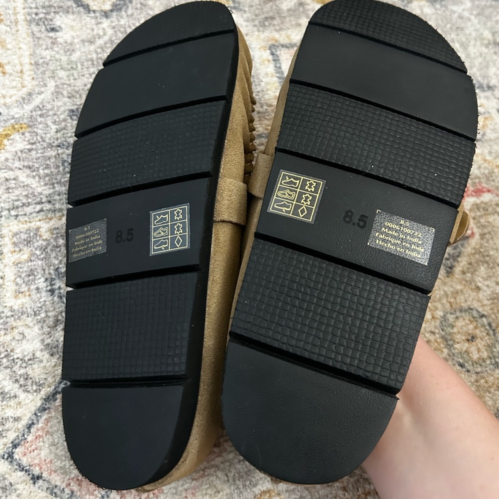 New Free People After Riding Mules Macadamia Suede - Picture 5 of 5